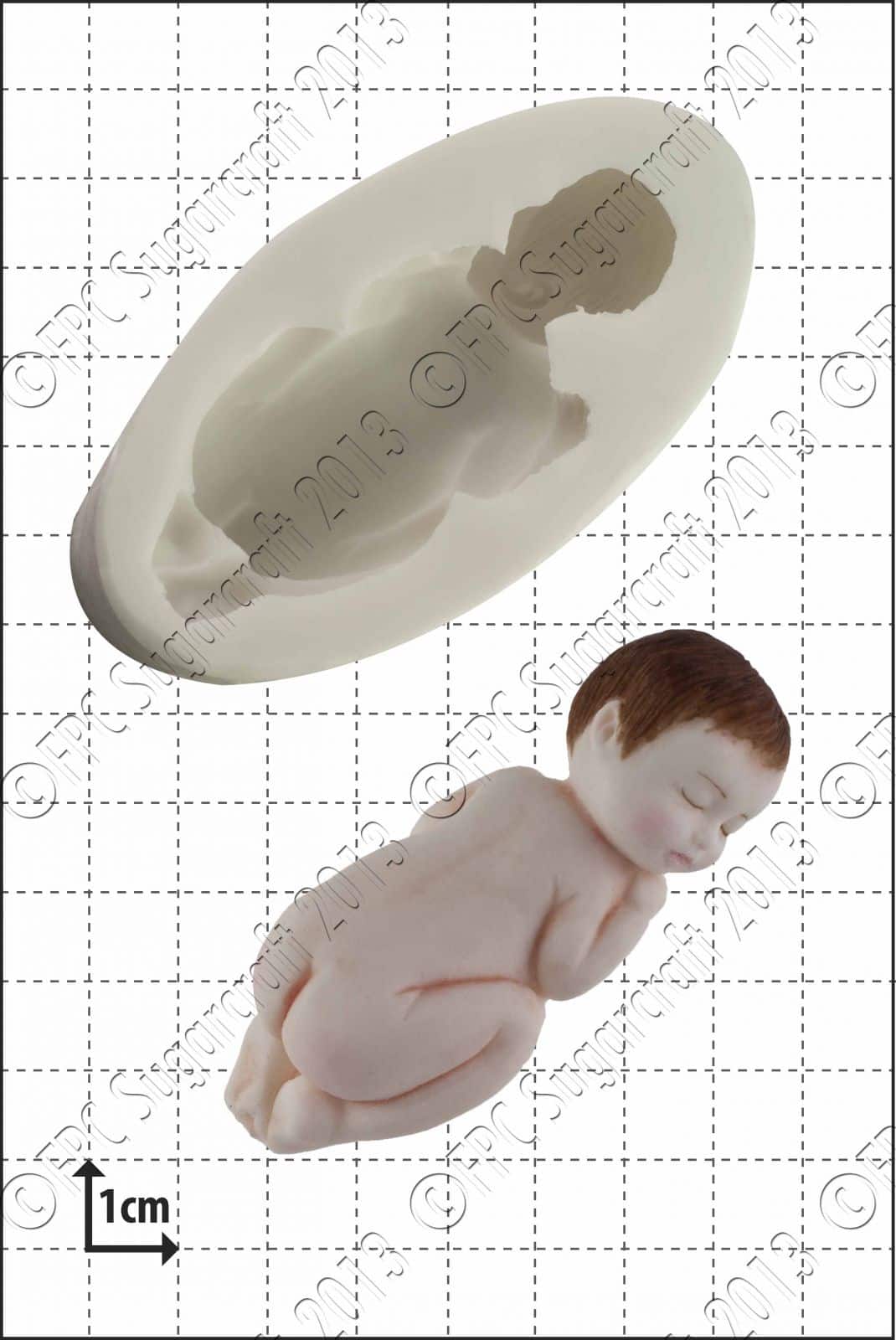 Sugarcraft mould - Baby Sweet Dreams C098