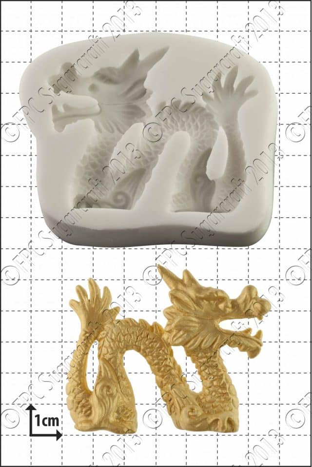 Sugarcraft mould - Chinese Dragon (Right) C076