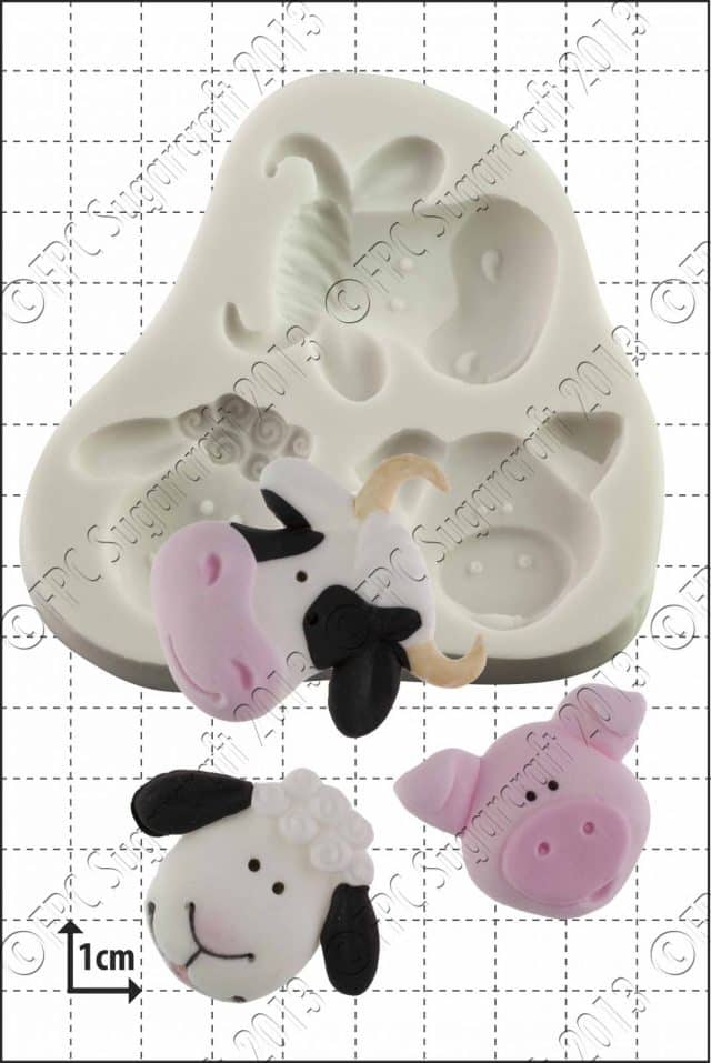 Sugarcraft mould - Farm Animals C121