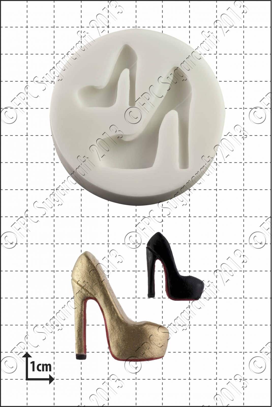 Sugarcraft mould - Fashion Shoe C123