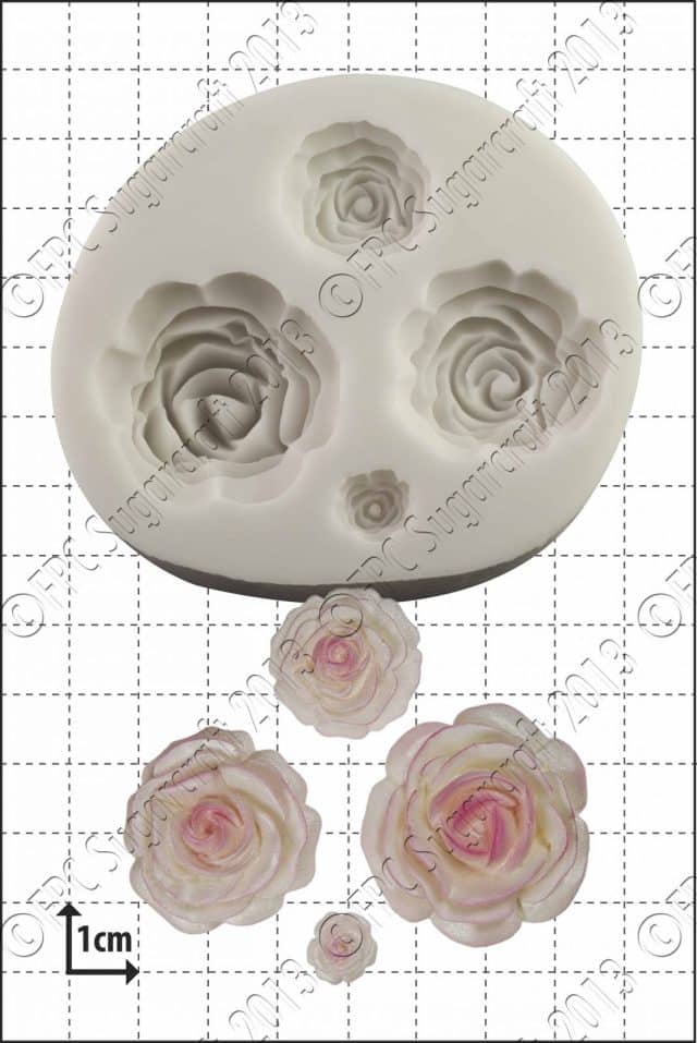 Sugarcraft mould - Multi Rose B022