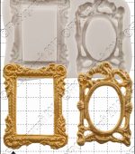 Sugarcraft mould - Picture Frames C141
