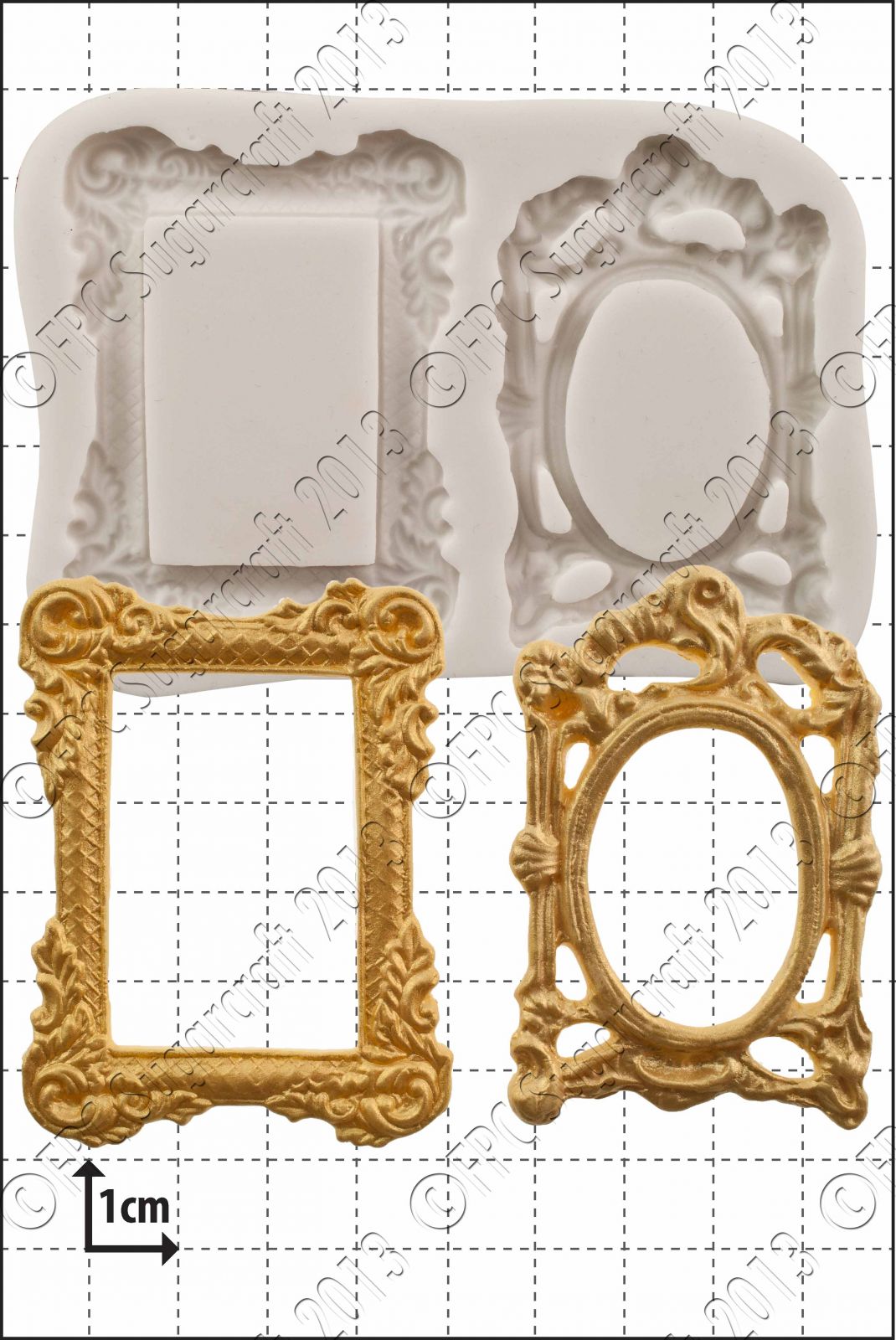 Sugarcraft mould - Picture Frames C141