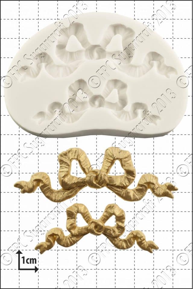 Sugarcraft mould - Ribbon Bows C142