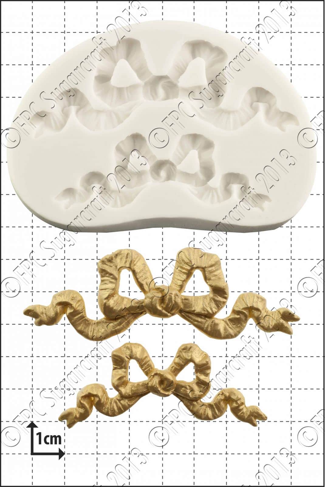 Sugarcraft mould - Ribbon Bows C142