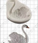 Sugarcraft mould - Swan (right) B016
